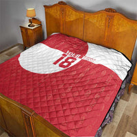 Custom Greenland Football Quilt Polar-Bamserne Tupilaq Pattern