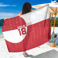 Custom Greenland Football Sarong Polar-Bamserne Tupilaq Pattern