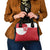 Custom Greenland Football Shoulder Handbag Polar-Bamserne Tupilaq Pattern