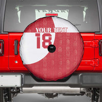 Custom Greenland Football Spare Tire Cover Polar-Bamserne Tupilaq Pattern