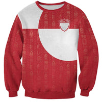 Custom Greenland Football Sweatshirt Polar-Bamserne Tupilaq Pattern