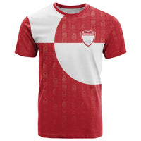 Custom Greenland Football T Shirt Polar-Bamserne Tupilaq Pattern