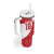 Custom Greenland Football Tumbler With Handle Polar-Bamserne Tupilaq Pattern