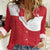 Custom Greenland Football Women Casual Shirt Polar-Bamserne Tupilaq Pattern