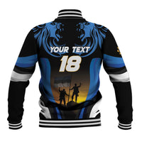 Custom Estonia National Flag Day Baseball Jacket Mu isamaa, mu onn ja room