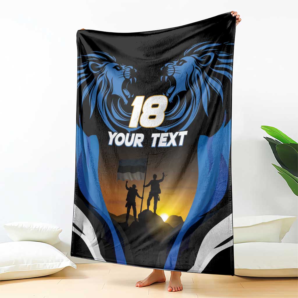 Custom Estonia National Flag Day Blanket Mu isamaa, mu onn ja room