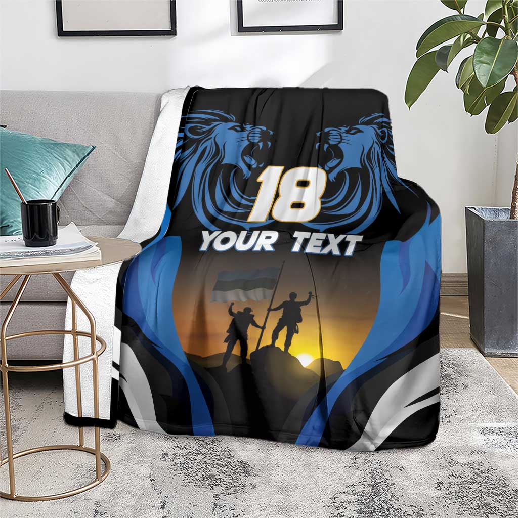 Custom Estonia National Flag Day Blanket Mu isamaa, mu onn ja room