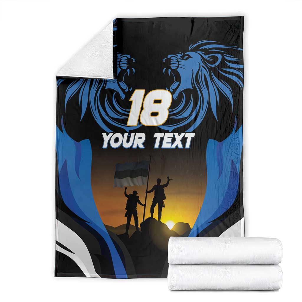 Custom Estonia National Flag Day Blanket Mu isamaa, mu onn ja room