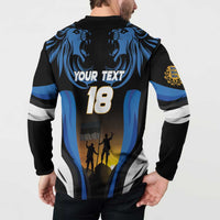 Custom Estonia National Flag Day Button Sweatshirt Mu isamaa, mu onn ja room