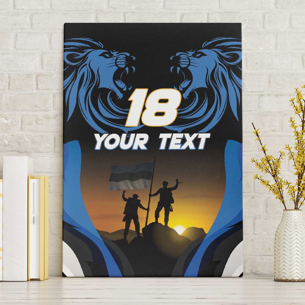 Custom Estonia National Flag Day Canvas Wall Art Mu isamaa, mu onn ja room