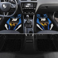 Custom Estonia National Flag Day Car Mats Mu isamaa, mu onn ja room