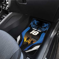 Custom Estonia National Flag Day Car Mats Mu isamaa, mu onn ja room
