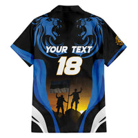 Custom Estonia National Flag Day Family Matching Long Sleeve Bodycon Dress and Hawaiian Shirt Mu isamaa, mu onn ja room