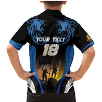 Custom Estonia National Flag Day Family Matching Mermaid Dress and Hawaiian Shirt Mu isamaa, mu onn ja room