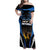 Custom Estonia National Flag Day Family Matching Off Shoulder Maxi Dress and Hawaiian Shirt Mu isamaa, mu onn ja room