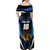 Custom Estonia National Flag Day Family Matching Off Shoulder Maxi Dress and Hawaiian Shirt Mu isamaa, mu onn ja room