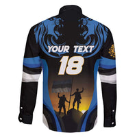 Custom Estonia National Flag Day Family Matching Summer Maxi Dress and Hawaiian Shirt Mu isamaa, mu onn ja room