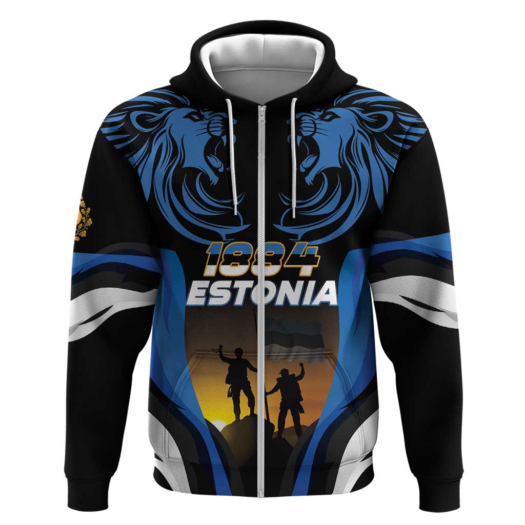Custom Estonia National Flag Day Hoodie Mu isamaa, mu onn ja room