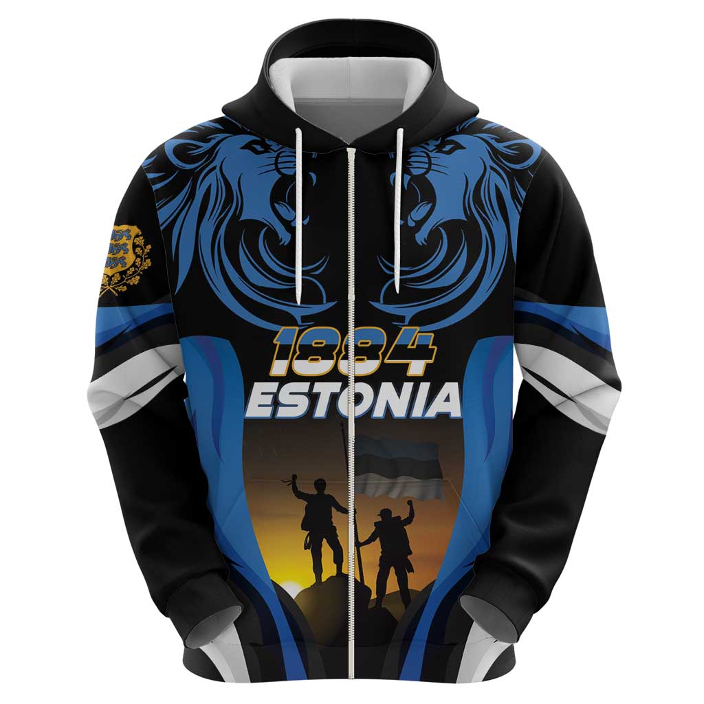 Custom Estonia National Flag Day Hoodie Mu isamaa, mu onn ja room