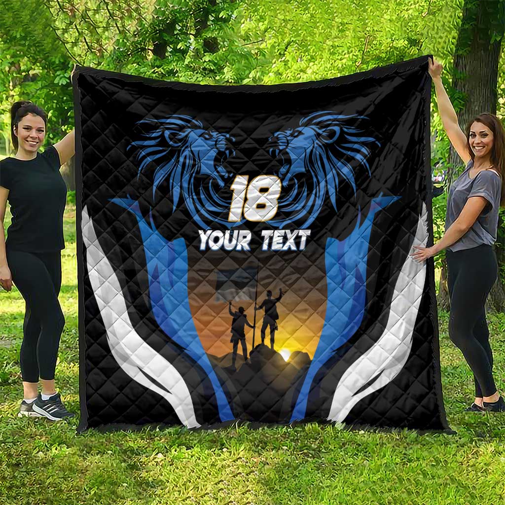 Custom Estonia National Flag Day Quilt Mu isamaa, mu onn ja room