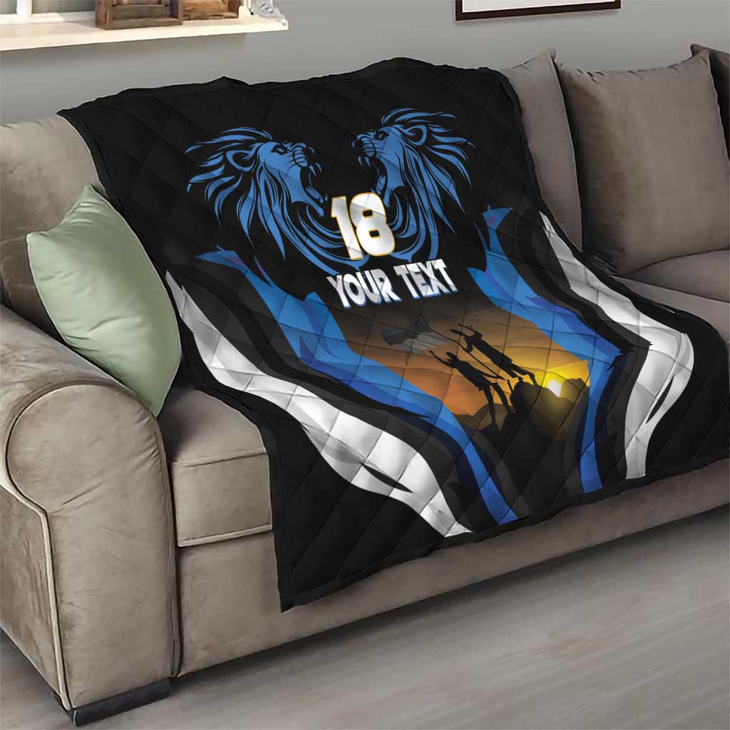 Custom Estonia National Flag Day Quilt Mu isamaa, mu onn ja room