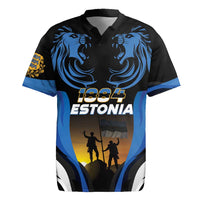 Custom Estonia National Flag Day Rugby Jersey Mu isamaa, mu onn ja room