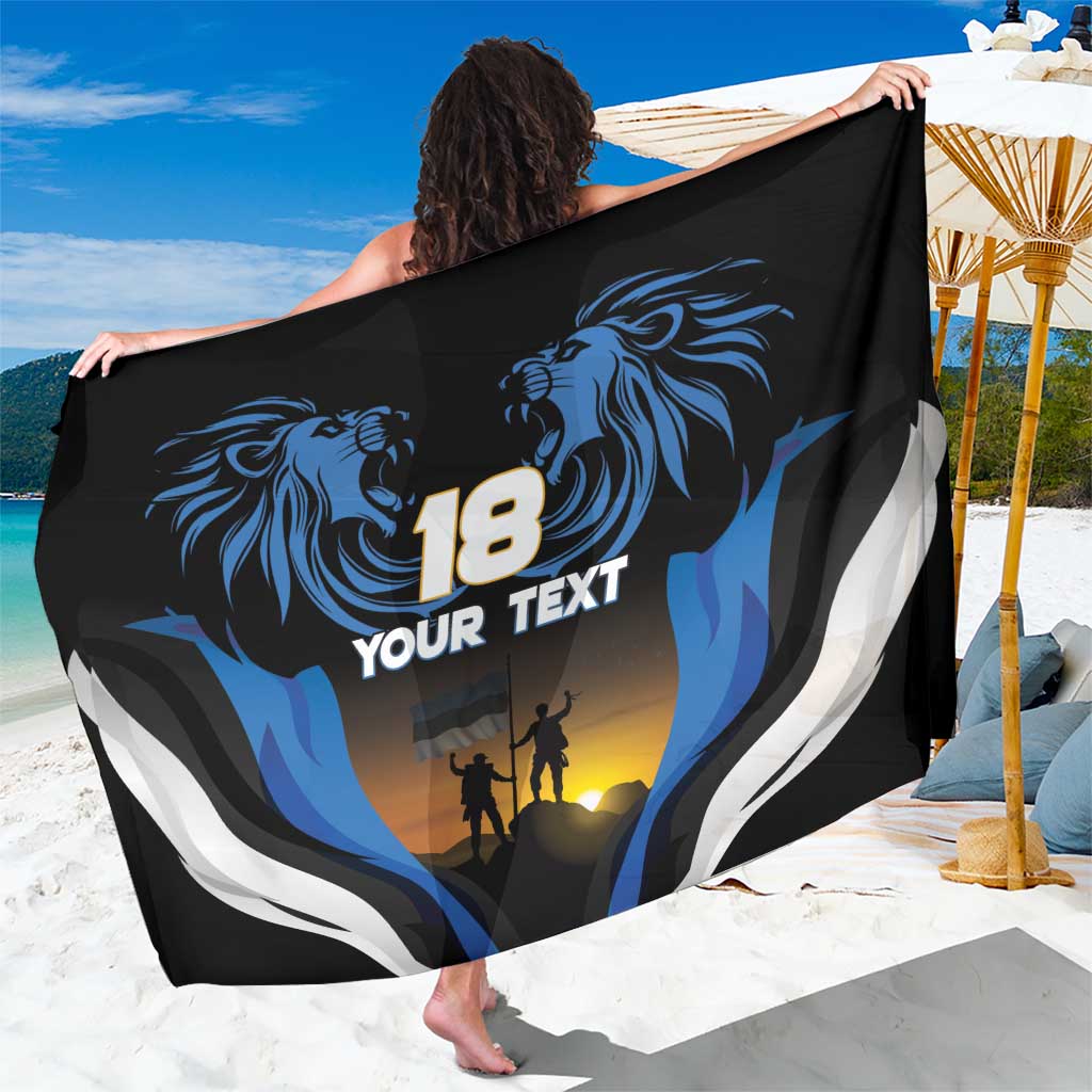 Custom Estonia National Flag Day Sarong Mu isamaa, mu onn ja room