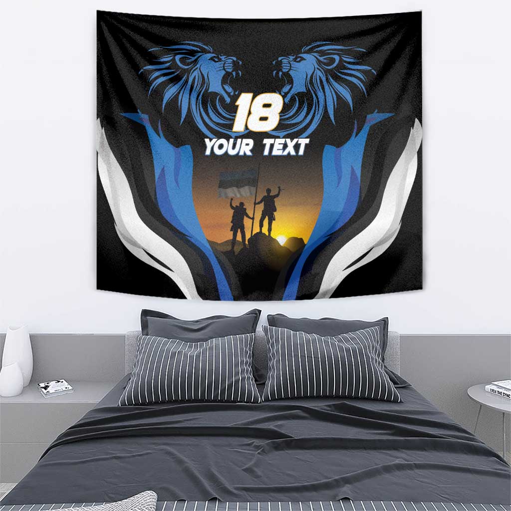 Custom Estonia National Flag Day Tapestry Mu isamaa, mu onn ja room