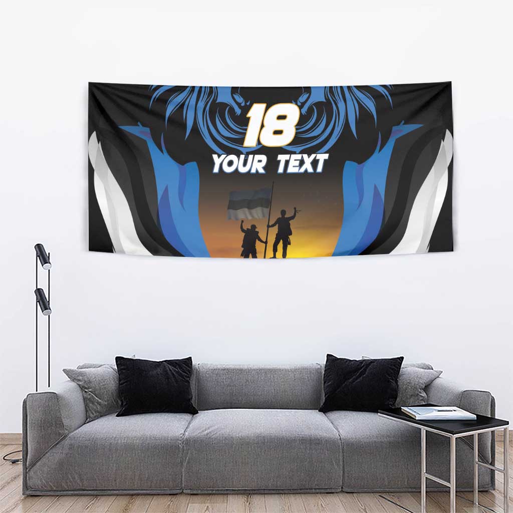 Custom Estonia National Flag Day Tapestry Mu isamaa, mu onn ja room