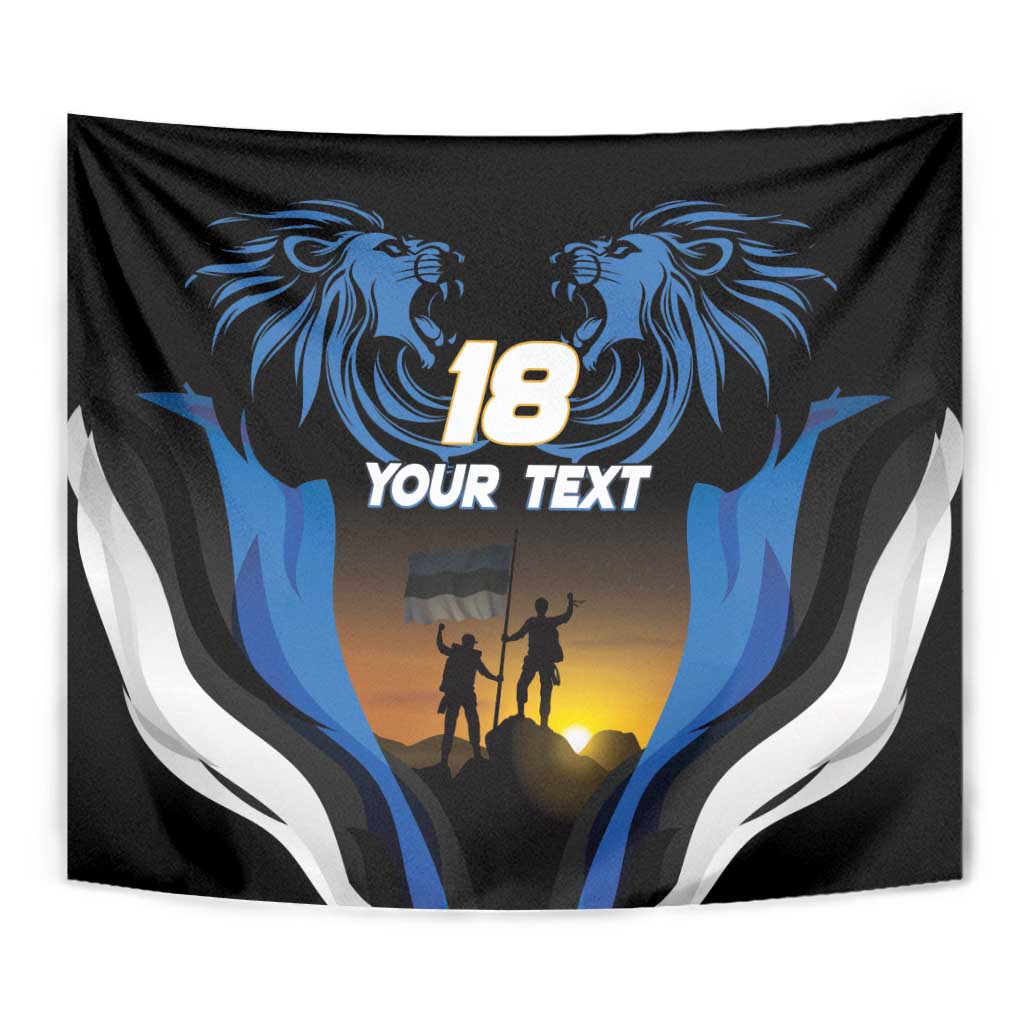 Custom Estonia National Flag Day Tapestry Mu isamaa, mu onn ja room