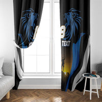 Custom Estonia National Flag Day Window Curtain Mu isamaa, mu onn ja room