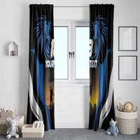 Custom Estonia National Flag Day Window Curtain Mu isamaa, mu onn ja room