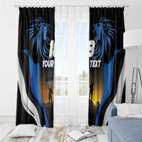 Custom Estonia National Flag Day Window Curtain Mu isamaa, mu onn ja room