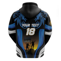 Custom Estonia National Flag Day Zip Hoodie Mu isamaa, mu onn ja room