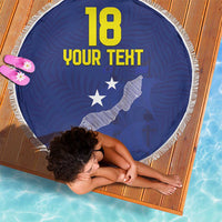 Custom Curacao Football Beach Blanket La Pantera Negra