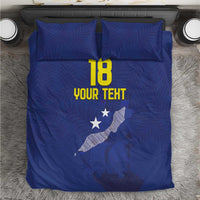 Custom Curacao Football Bedding Set La Pantera Negra