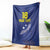 Custom Curacao Football Blanket La Pantera Negra
