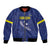 Custom Curacao Football Bomber Jacket La Pantera Negra