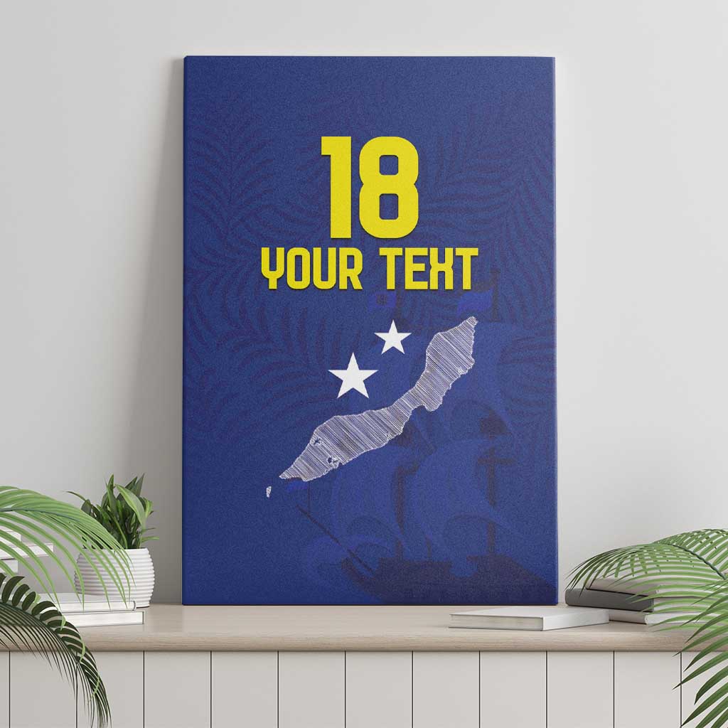 Custom Curacao Football Canvas Wall Art La Pantera Negra