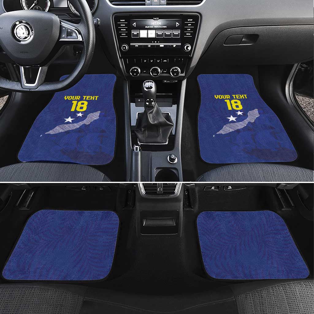 Custom Curacao Football Car Mats La Pantera Negra