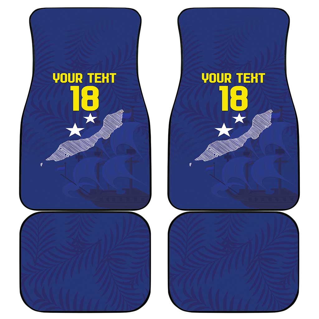 Custom Curacao Football Car Mats La Pantera Negra