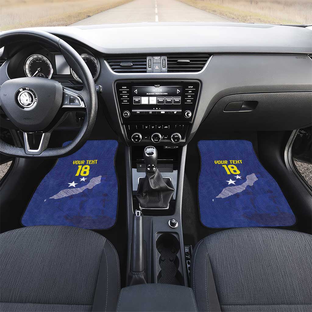 Custom Curacao Football Car Mats La Pantera Negra