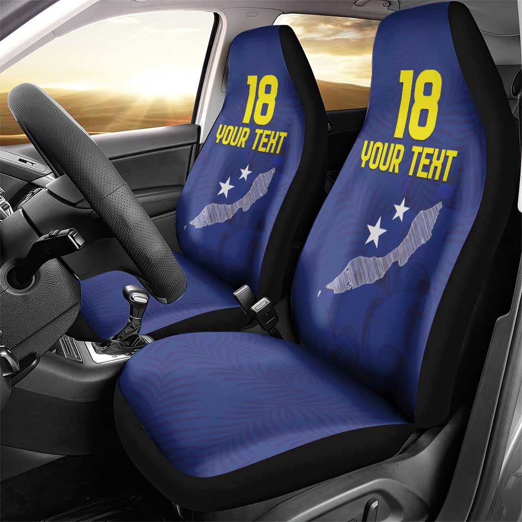 Custom Curacao Football Car Seat Cover La Pantera Negra