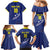 Custom Curacao Football Family Matching Mermaid Dress and Hawaiian Shirt La Pantera Negra