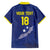 Custom Curacao Football Family Matching Short Sleeve Bodycon Dress and Hawaiian Shirt La Pantera Negra