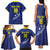 Custom Curacao Football Family Matching Tank Maxi Dress and Hawaiian Shirt La Pantera Negra