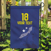 Custom Curacao Football Garden Flag La Pantera Negra