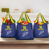 Custom Curacao Football Grocery Bag La Pantera Negra