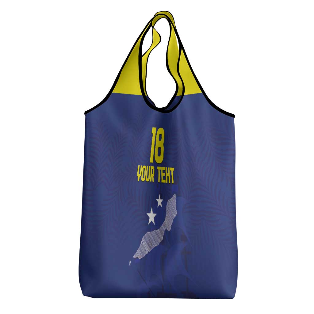Custom Curacao Football Grocery Bag La Pantera Negra
