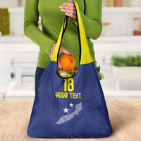 Custom Curacao Football Grocery Bag La Pantera Negra